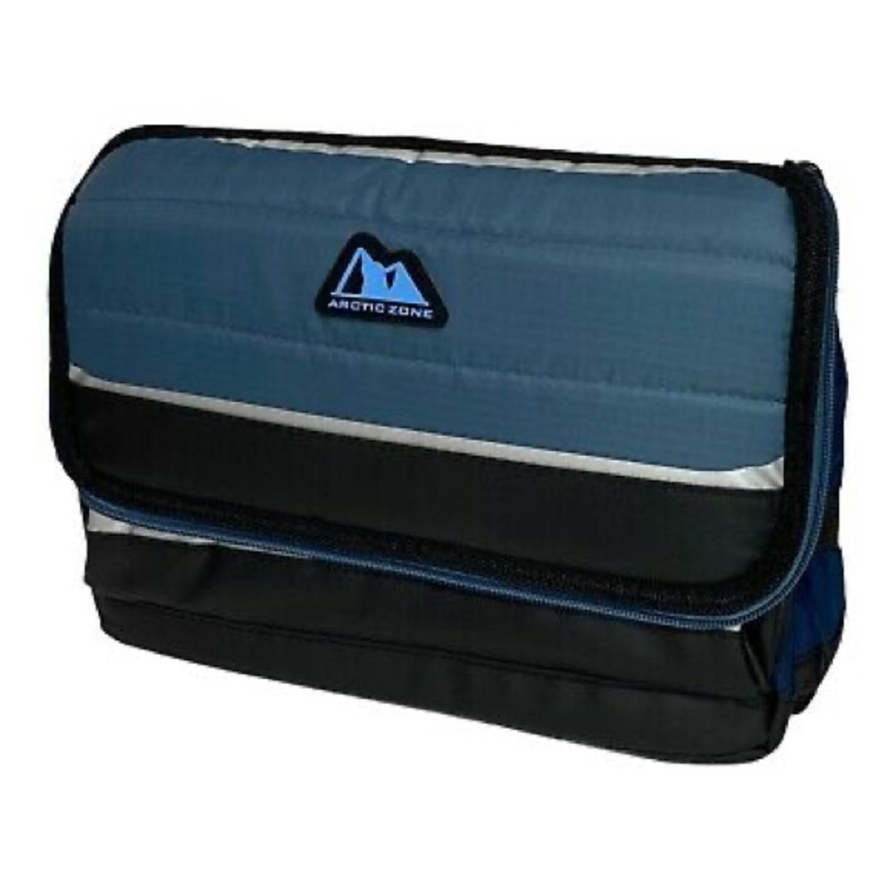 Arctic Zone Blue Collaspible Cooler 6 Can